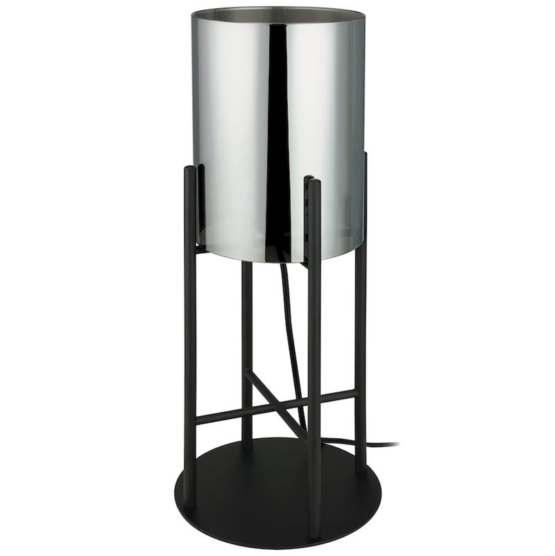 GLASTONBURY lampe de table noir et métallique 43144A