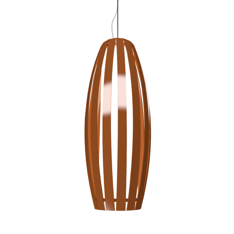 BARREL luminaire suspendu en bois du Brésil 305 / grand