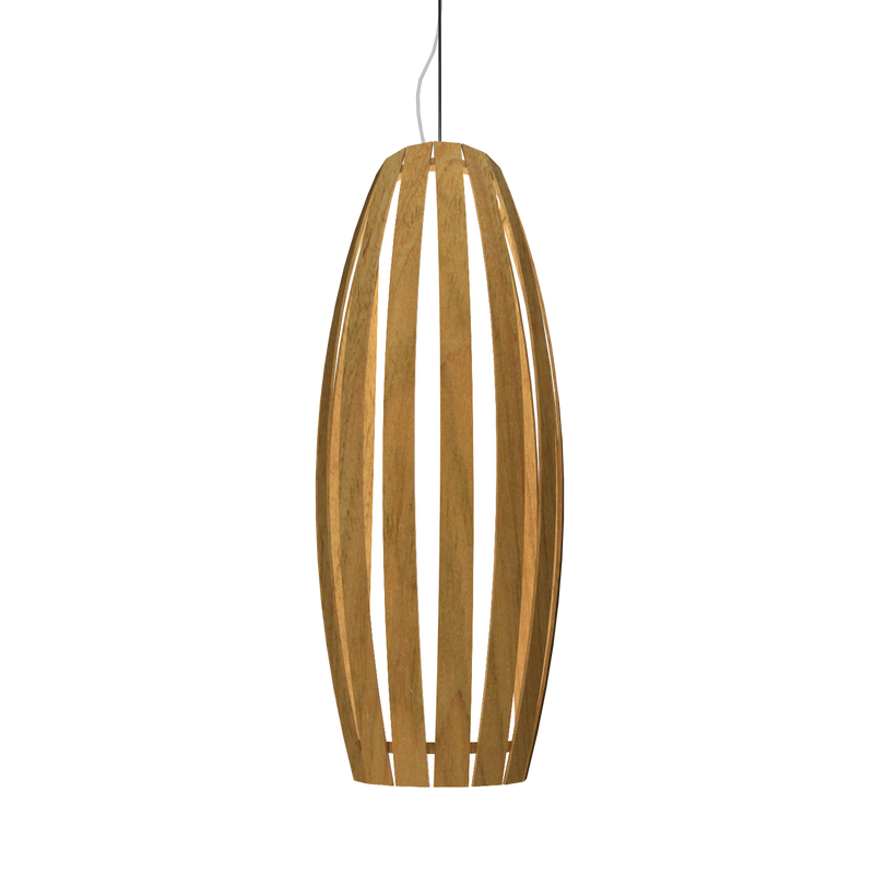 BARREL luminaire suspendu en bois du Brésil 303 / petit