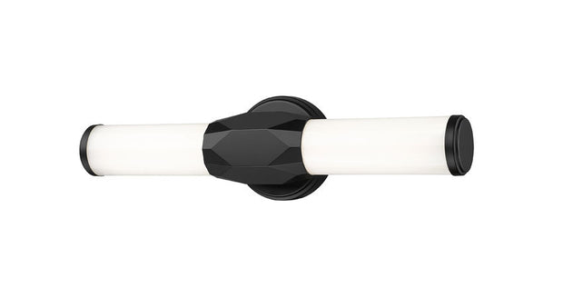COOPER luminaire mural noir 18"L 1010-18W-MB-LED