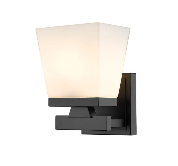 ASTOR luminaire mural noir 8"H 1937-1S-MB