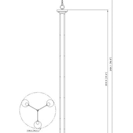 BELLAMY luminaire suspension 46