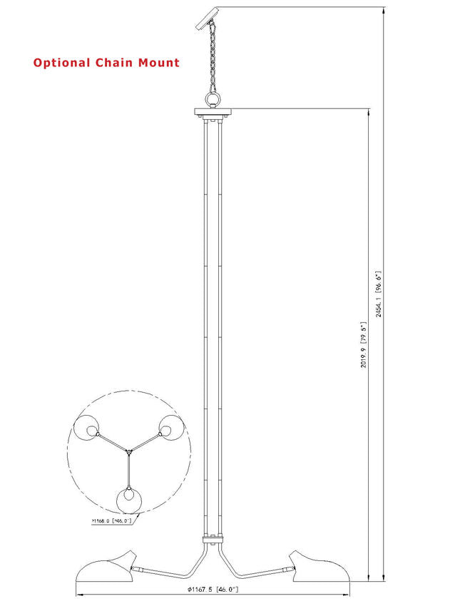 BELLAMY luminaire suspension 46