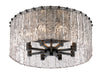 GLACIER luminaire plafonnier noir ou doré IL107I / IL107J | Luminaire Plus.ca