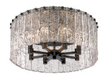 GLACIER luminaire plafonnier noir ou doré IL107I / IL107J | Luminaire Plus.ca