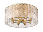 GLACIER luminaire plafonnier noir ou doré IL107I / IL107J | Luminaire Plus.ca