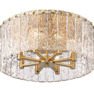 GLACIER luminaire plafonnier noir ou doré IL107I / IL107J | Luminaire Plus.ca