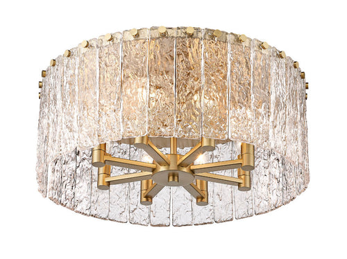 GLACIER luminaire plafonnier noir ou doré IL107I / IL107J