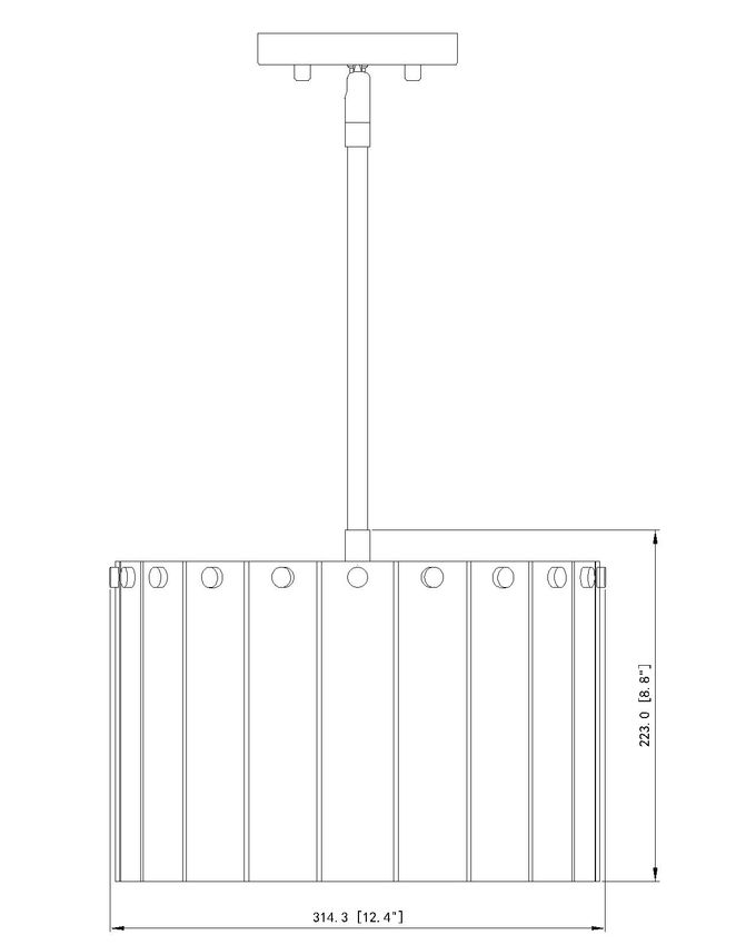 GLACIER luminaire suspension 12