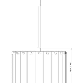 GLACIER luminaire suspension 12