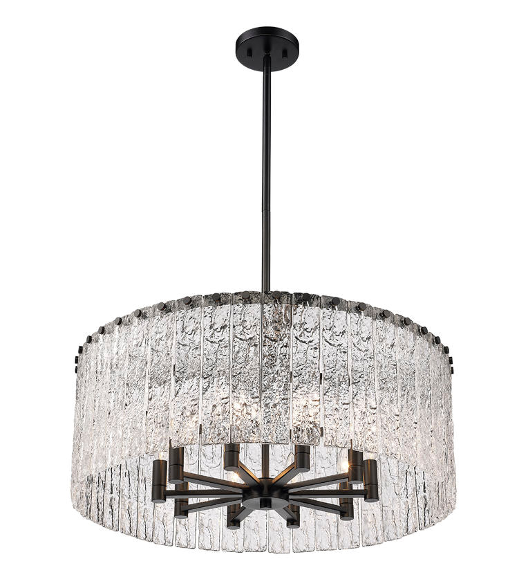 GLACIER luminaire suspendu noir ou doré IL-107O / IL-107P | Luminaire Plus.ca