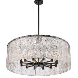 GLACIER luminaire suspendu noir ou doré IL-107Q / IL-107R | Luminaire Plus.ca