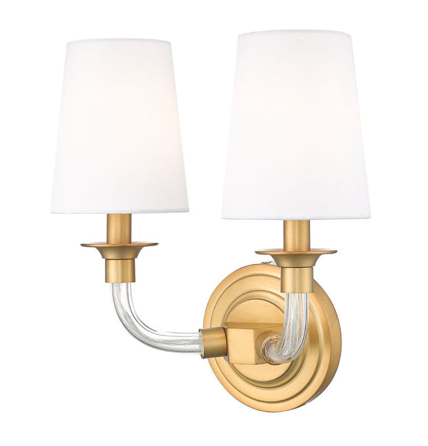 KATERINA luminaire mural 11"L doré 1950-2S-RB