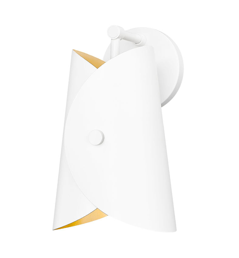 SALONE luminaire mural doré et blanc 1951-1S-MW
