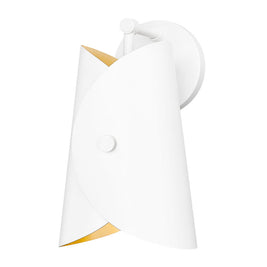 SALONE luminaire mural doré et blanc 1951-1S-MW