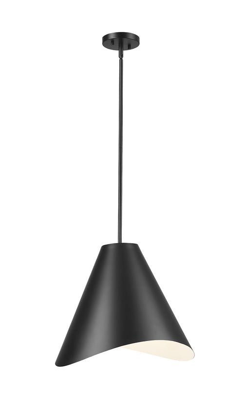 ARIA luminaire suspendu noir 18"D 1952P18-MB