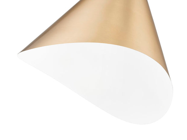 ARIA luminaire suspendu doré 18"D 1952P18-MGLD