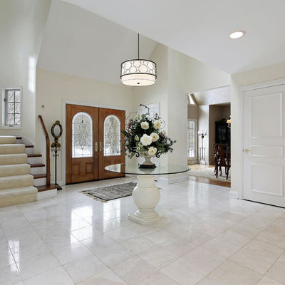 KENDALL luminaire suspendu rond métal noir et abat-jour blanc | Luminaire Plus.ca