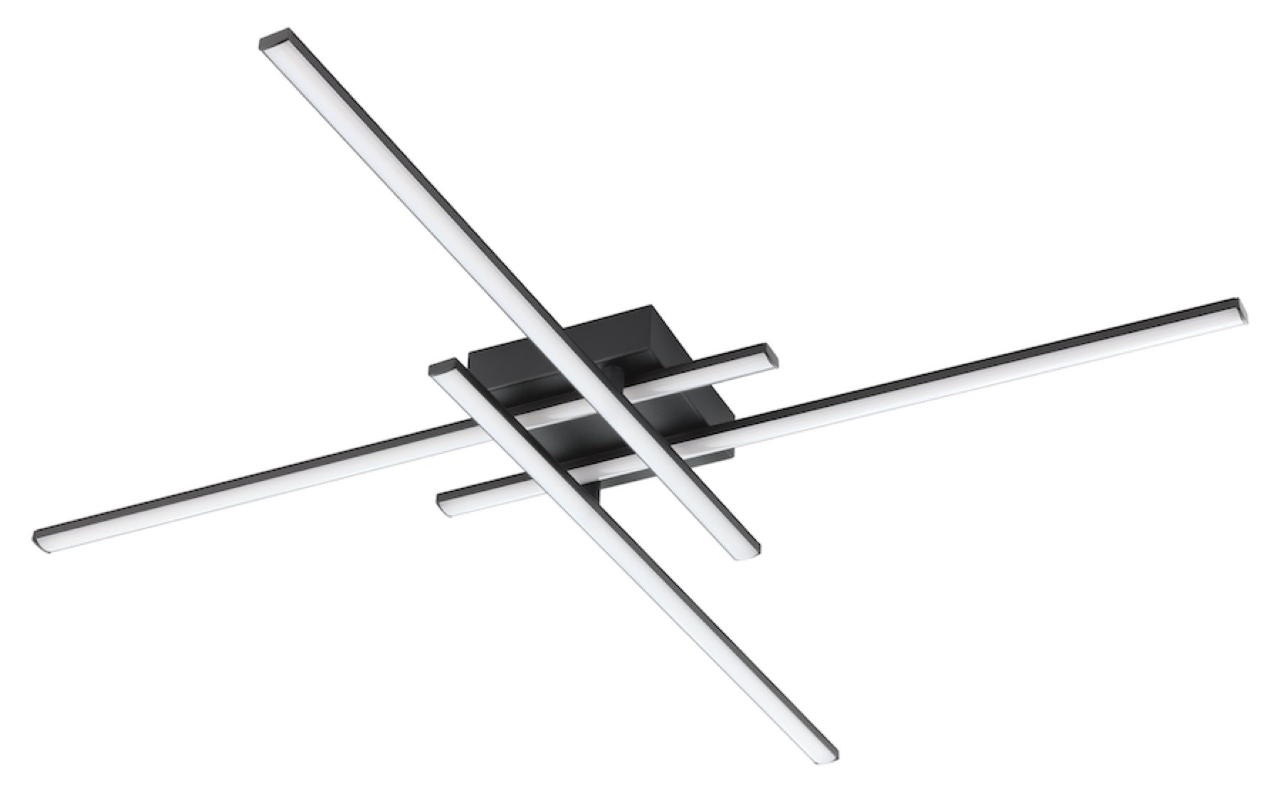 LAPIZ luminaire plafonnier del intégré noir 205754A | Luminaire Plus.ca