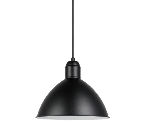 PRIDDY luminaire suspendu noir 12''D 206059A | Luminaire Plus.ca