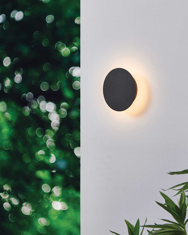 ALAMILO Luminaire mural DEL fini noir 6" L 206911A