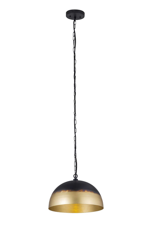 JAYA luminaire suspendu métal noir et doré IPL2076B01TT