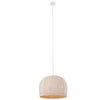 DEVI luminaire suspendu macramé, blanc IPL2081B03NA