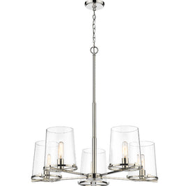 CALLISTA luminaire suspendu 33''D chrome 3032-5PN