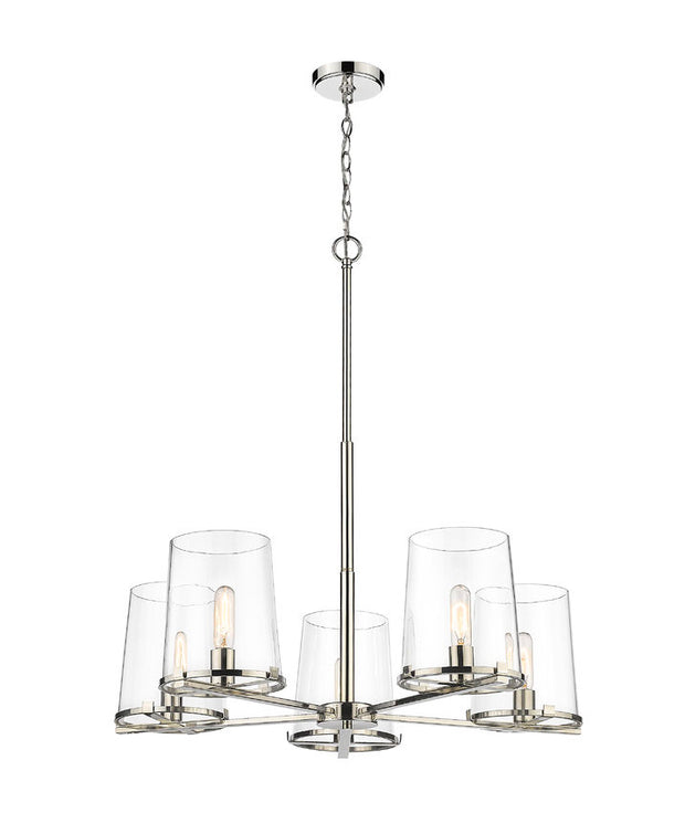 CALLISTA luminaire suspendu 33''D chrome 3032-5PN
