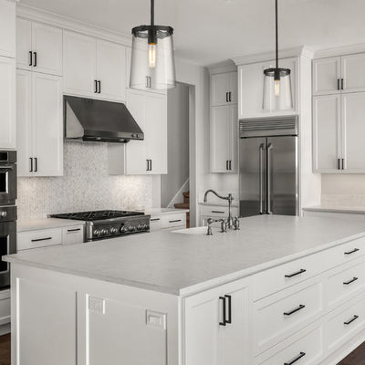 CALLISTA luminaire suspendu verre 7 1/2'' | Luminaire Plus.ca