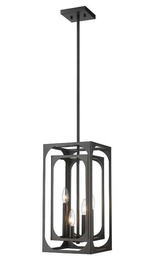 EASTON luminaire suspendu 9''D noir 3038-4MB