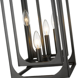 EASTON luminaire suspendu 9''D noir 3038-4MB