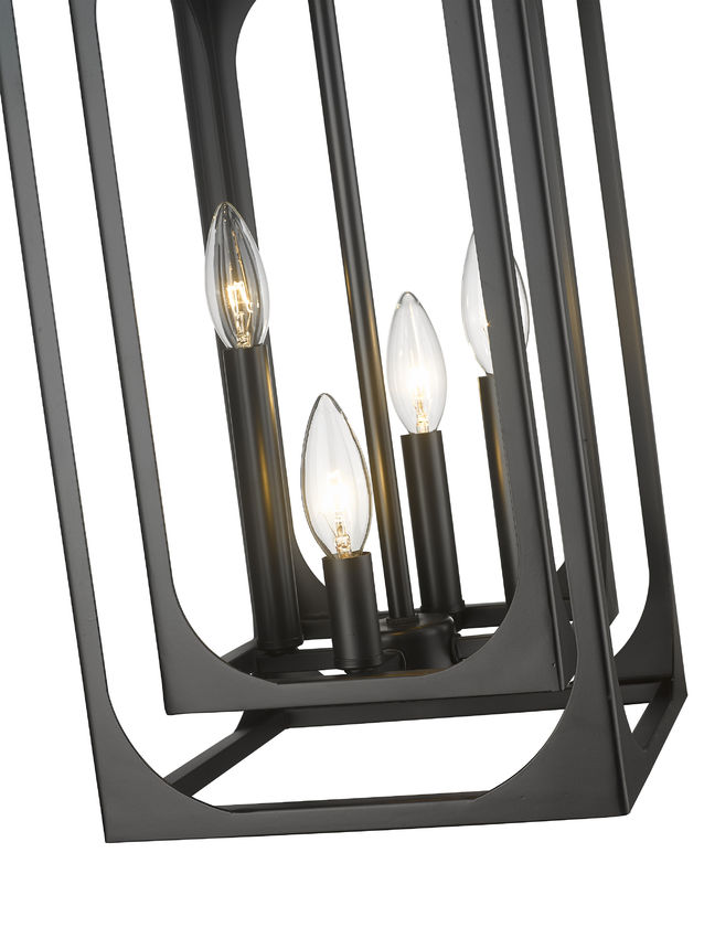 EASTON luminaire suspendu 9''D noir 3038-4MB