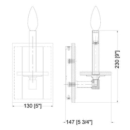 KADEN luminaire mural simple ou double 9