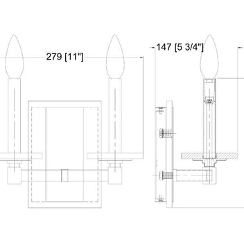 KADEN luminaire mural simple ou double 9