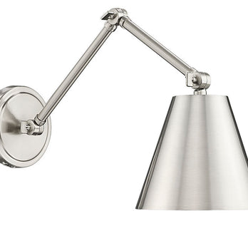 REGENT luminaire mural nickel brossé 347S-BN | Luminaire Plus.ca