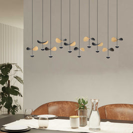 DRACERA luminaire suspendu noir et doré 390342A | Luminaire Plus.ca