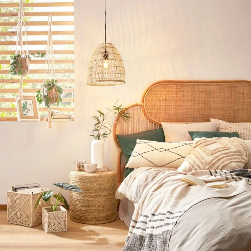 AYESGARTH luminaire suspendu bois 13''D 43866A | Luminaire Plus.ca