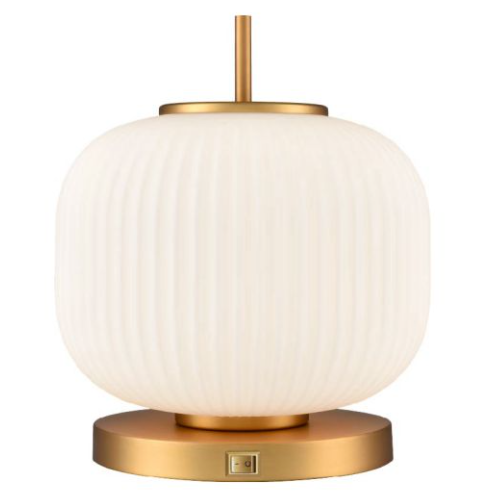 MOUNT PEARL lampe de table 10"D DVP40017