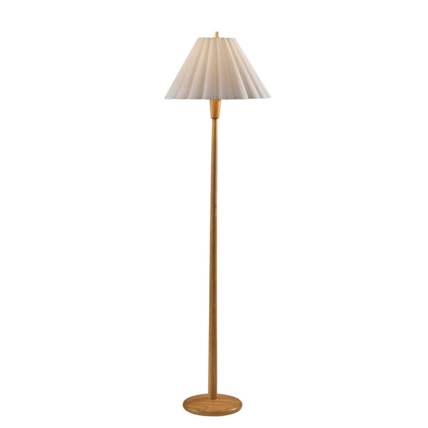 SCALLOP Lampe de plancher bois noir  60 3/4'' H 4146