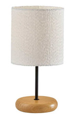 BRIELLE luminaire lampe de table bois/noir