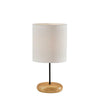 BRIELLE luminaire lampe de table bois/noir