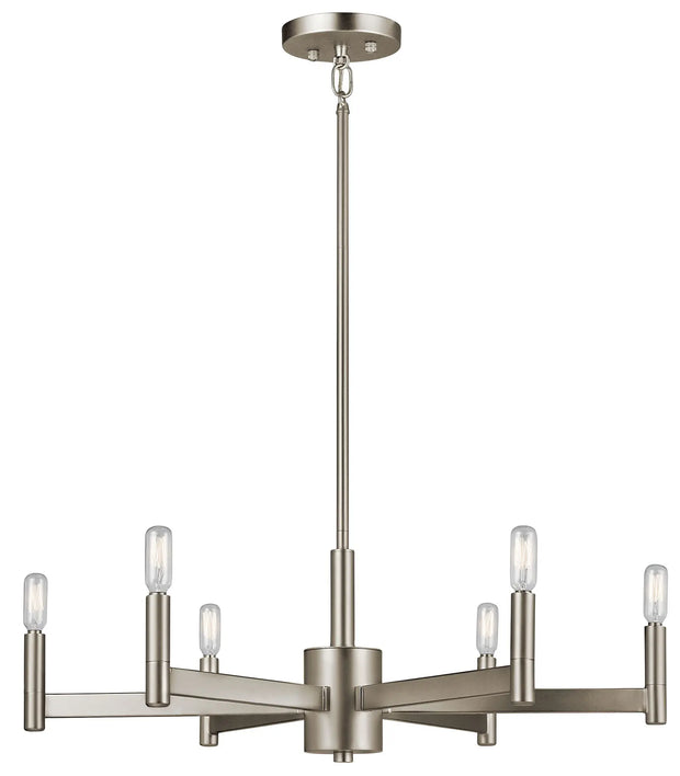 ERZO luminaire suspendu 26''D nickel brossé 43859SN