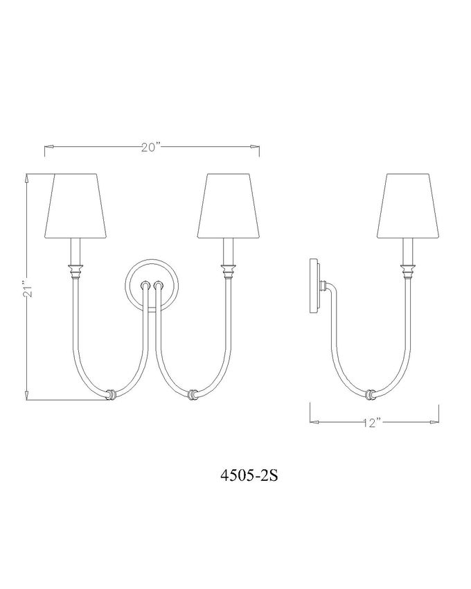 JISELE luminaire mural simple ou double 21