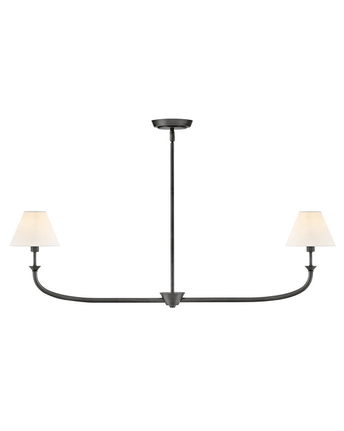GRETA luminaire suspendu 41"L noir ou doré 45164 | Luminaire Plus.ca