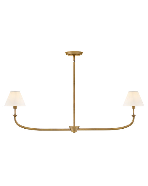 GRETA luminaire suspendu 41"L noir ou doré 45164 | Luminaire Plus.ca