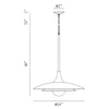 WELSH luminaire suspendu 24"D 46785 | Luminaire Plus.ca