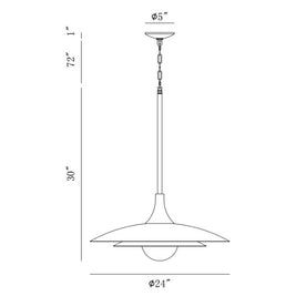 WELSH luminaire suspendu 24
