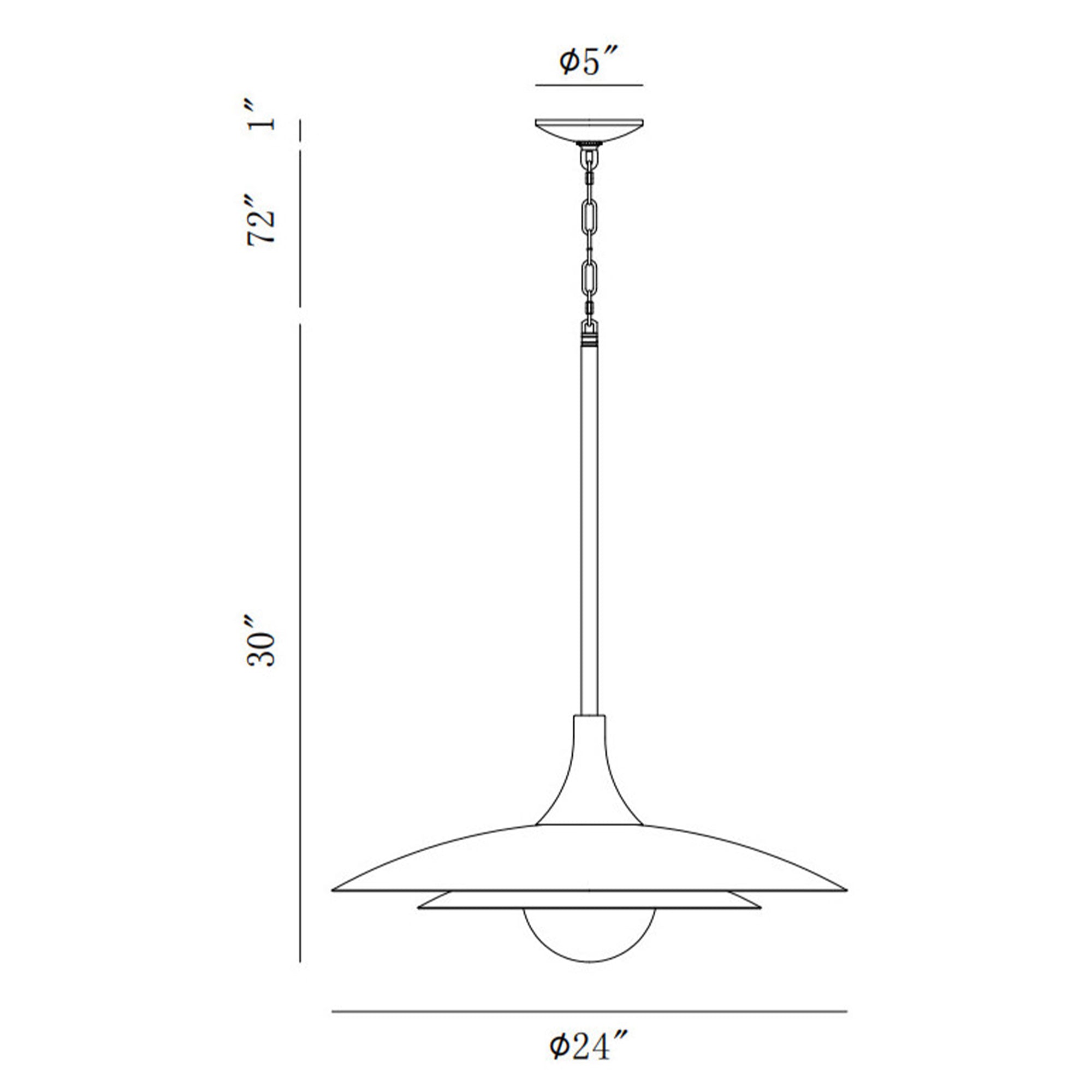 WELSH luminaire suspendu 24