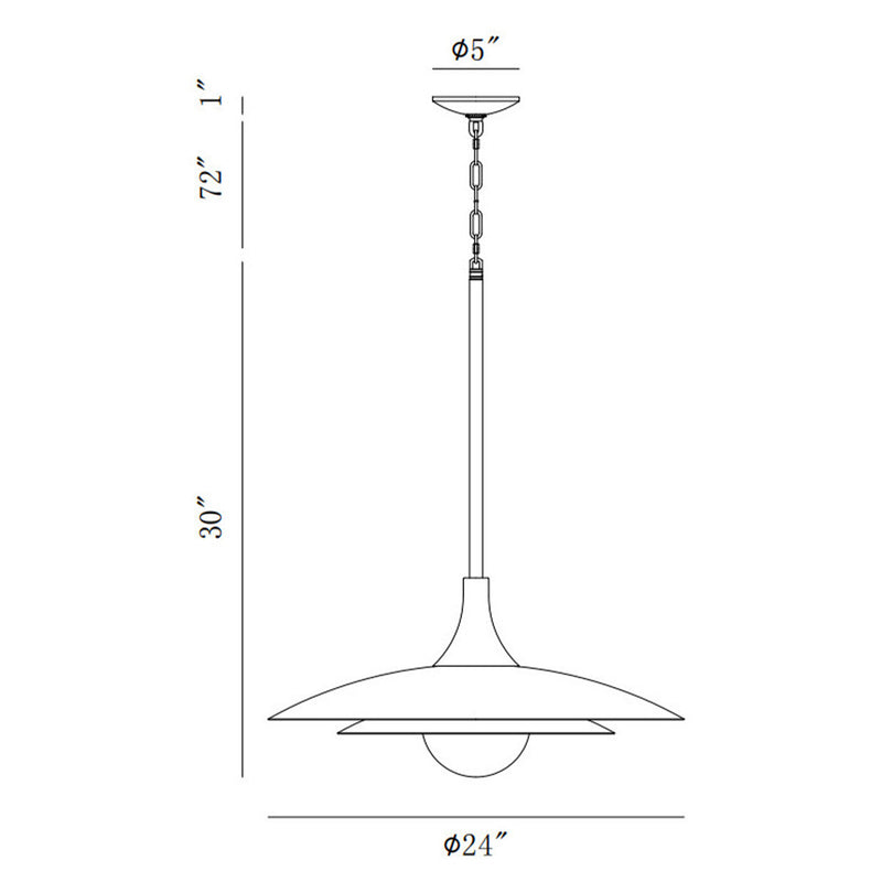 WELSH luminaire suspendu 24"D 46785 | Luminaire Plus.ca